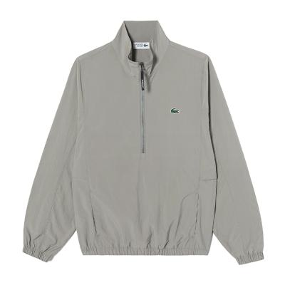 립스탑 우븐 아노락(BH416E54NH02S) 라코스테 반집업 긴팔티