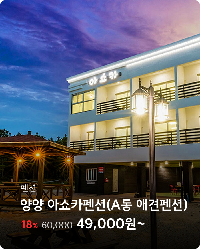 양양 아쇼카펜션(A동 애견펜션)